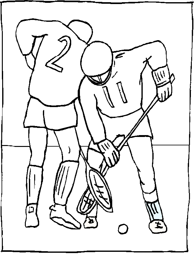 Free Lacrosse Coloring Pages