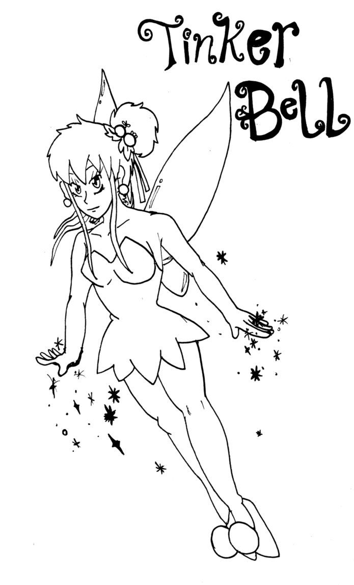 13 Pics of Evil Tinkerbell Coloring Pages - Gothic Tinkerbell ...
