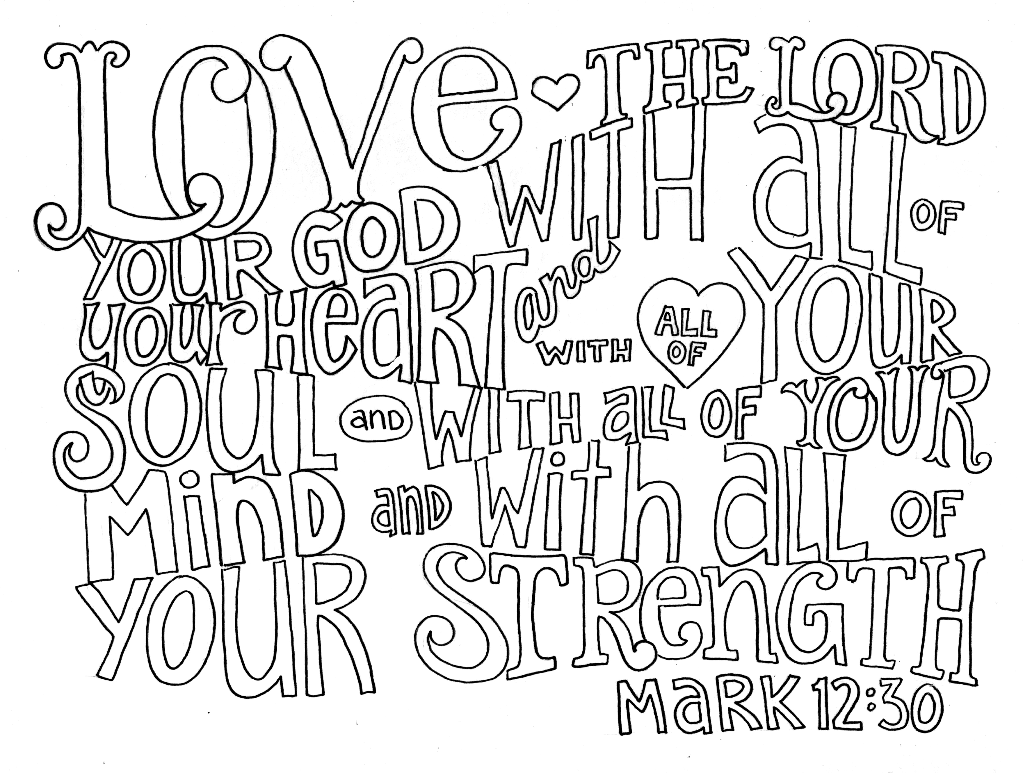 Bible Verse Coloring Pages Love - Coloring Pages For All Ages