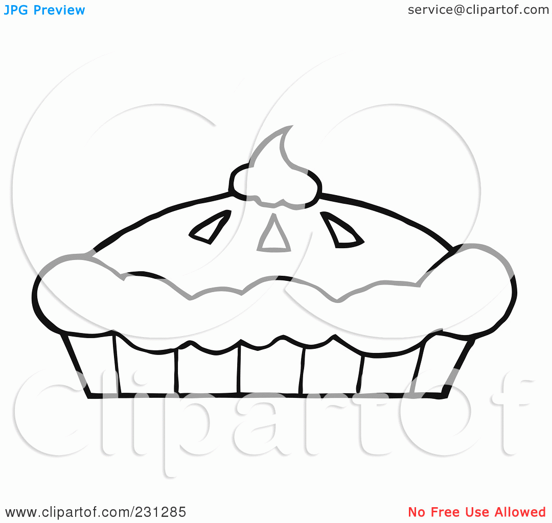 Royalty-Free (RF) Clipart Illustration of a Coloring Page Outline ...