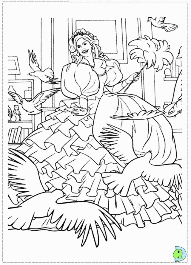 Enchanted-Coloring_pages-16 Cartoons