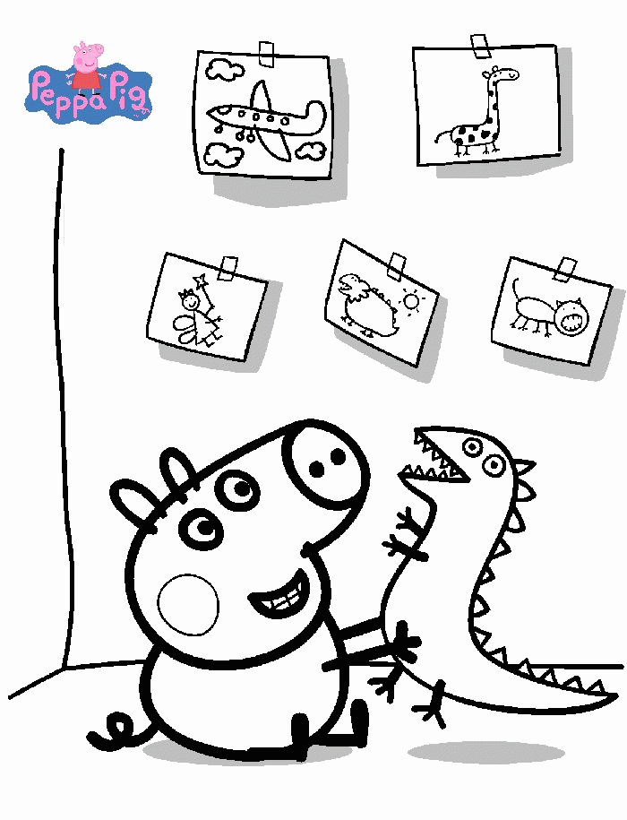 Kids-n-fun.com | 20 coloring pages of Peppa Pig