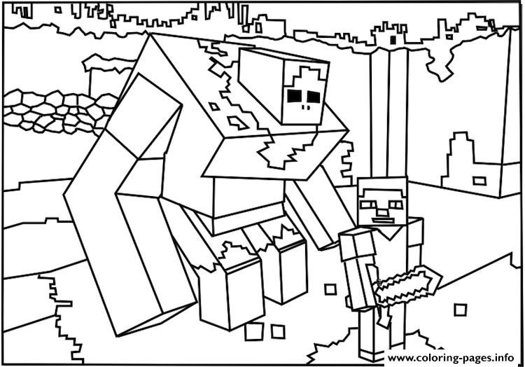 MINECRAFT Coloring Pages Free Printable