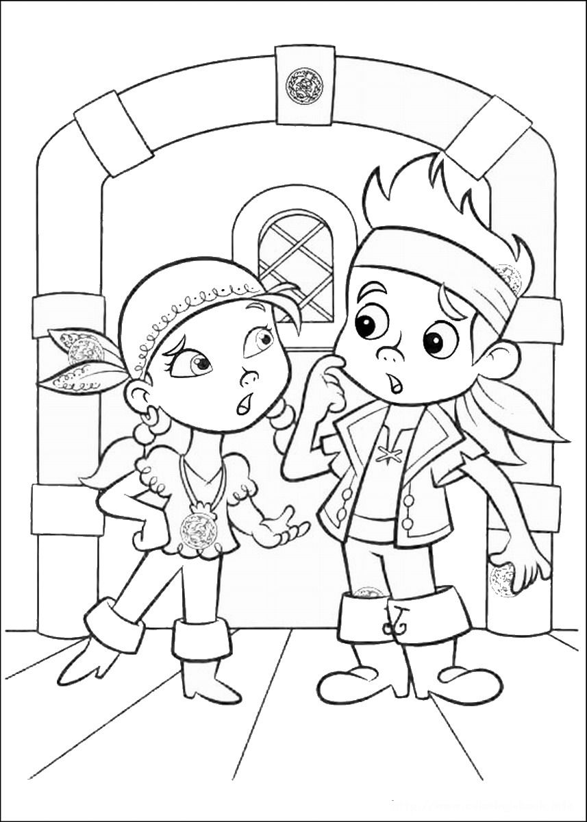 Jake and the Never Land Pirates Coloring Pages – Birthday Printable