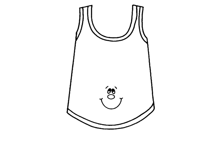 T SHIRT COLORING PAGES
