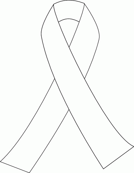 Breast Cancer Awareness Ribbon Coloring Page - Coloring Pages for ...
