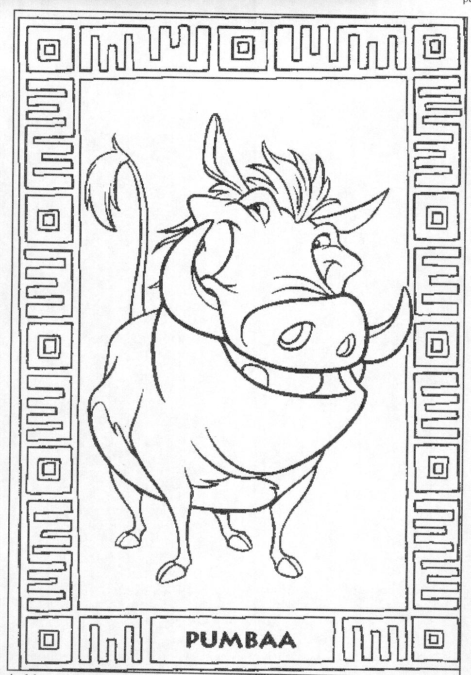 Coloring Page - The lion king coloring pages 11