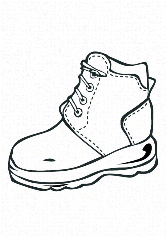 Boots coloring page | Boys pages of KidsColoringPage.org ...