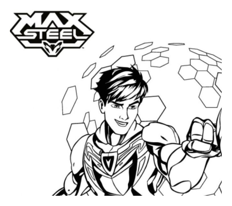 Max steel to color for children - Max Steel Kids Coloring Pages