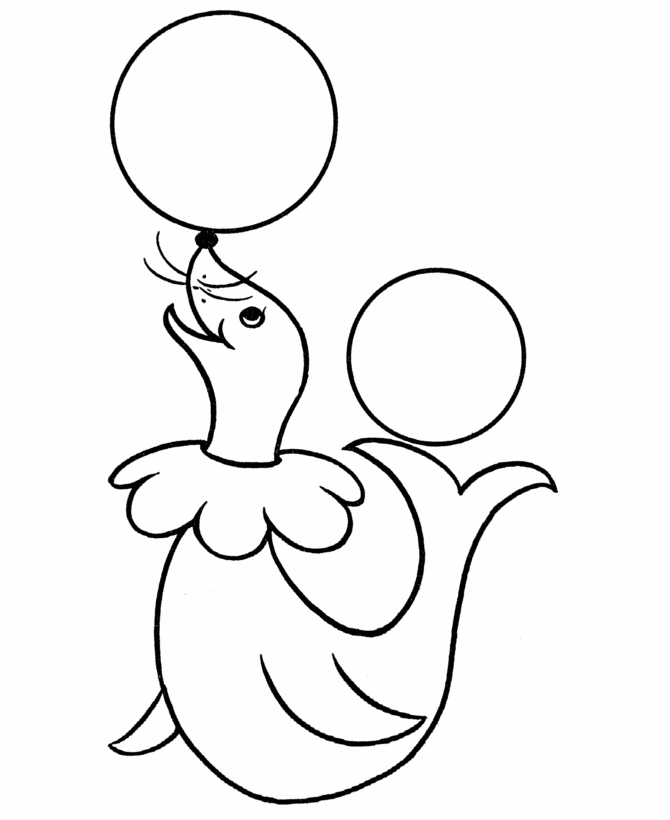 Circus Coloring Pages For Toddlers - High Quality Coloring Pages