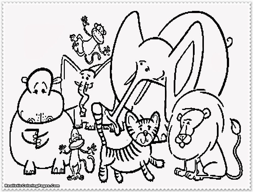 26 Printable Coloring Pages for Kids for: Zoo Coloring. leproject.co