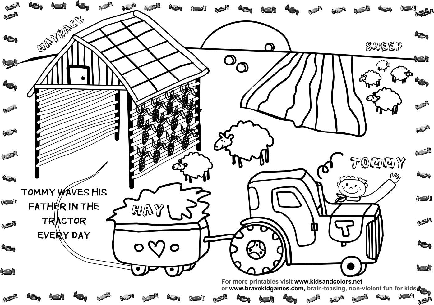 19 Free Pictures for: Farm Coloring Pages. Temoon.us