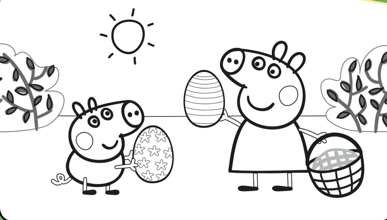 Peppa pig coloring pages online | ColoringGoKids