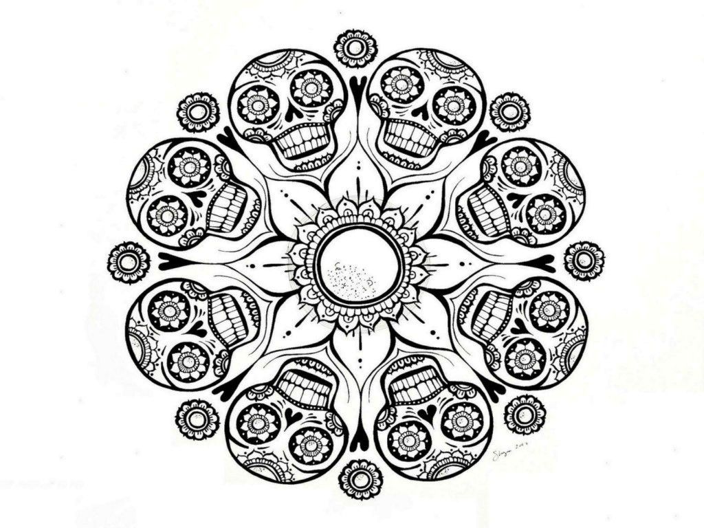 free printable mandalas coloring pages adults - High Quality ...