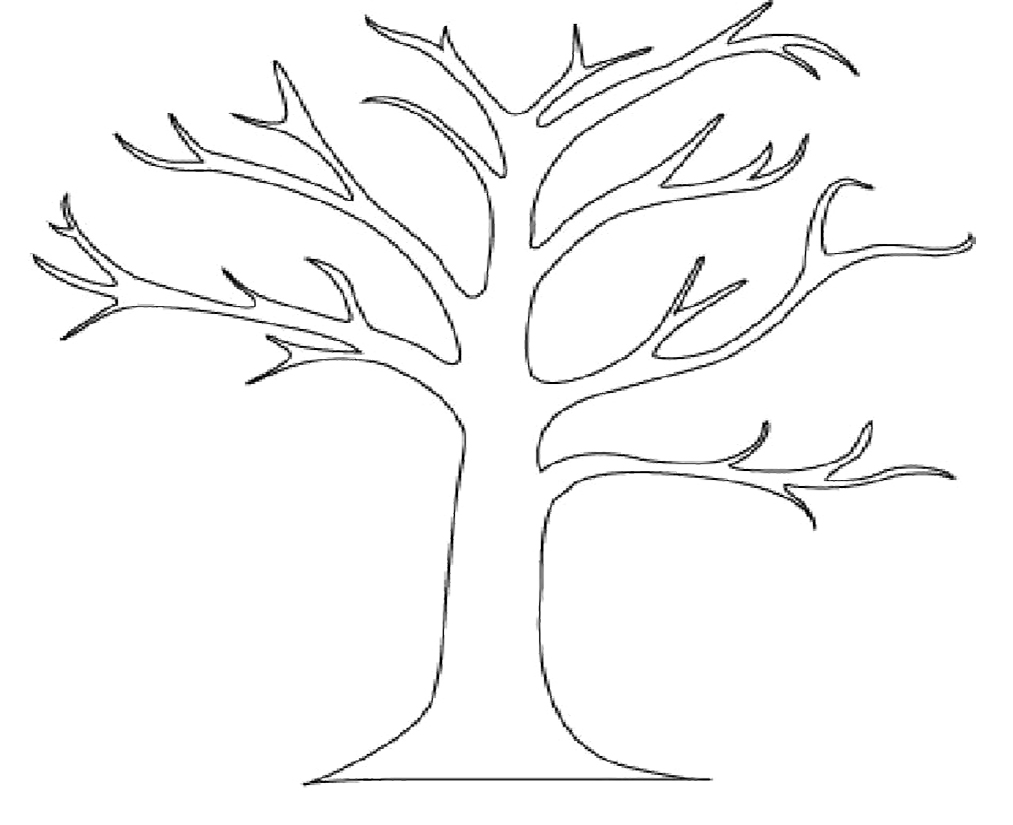 8 Best Images of Printable Tree Template No Leaves - Trees without Leaves  Coloring Pages, Tree with No Leaves Coloring Page and Father