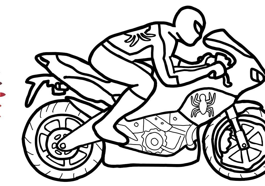 Motorcycle Drawing Easy | Free download best Motorcycle ...