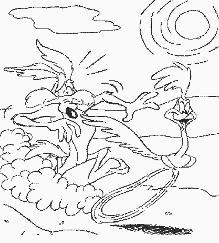Tunes wile Colouring Pages (page 3)