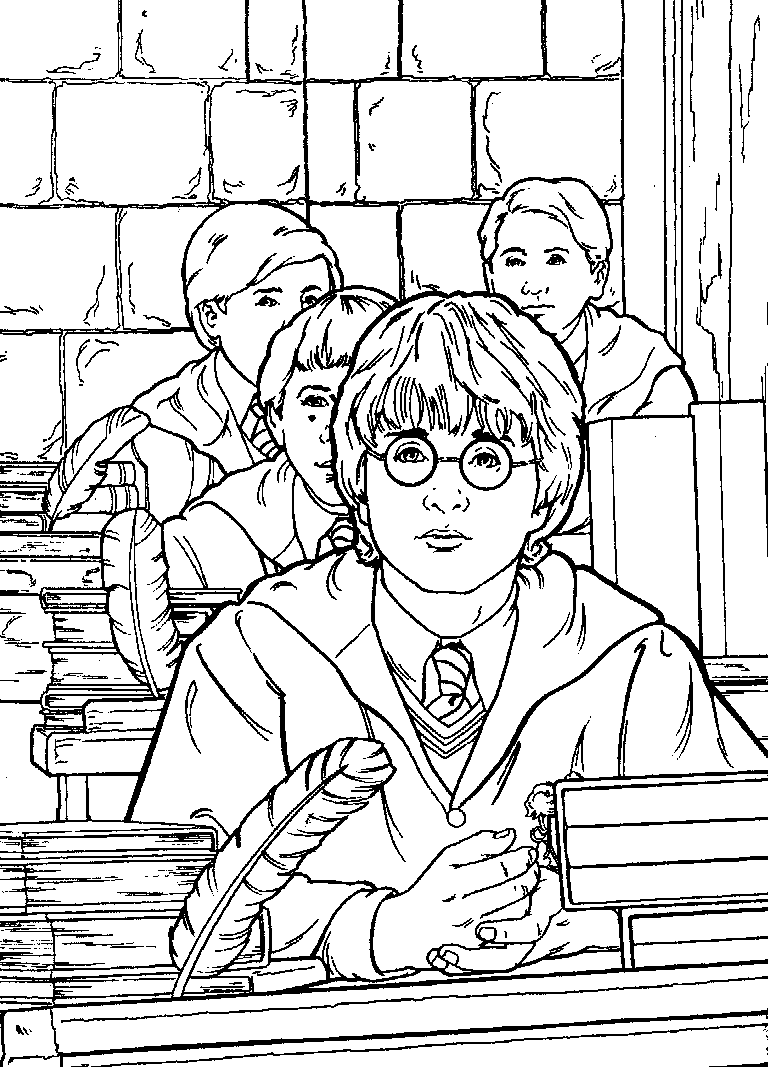 Harry Potter Coloring Pages 2 | Coloring Pages To Print