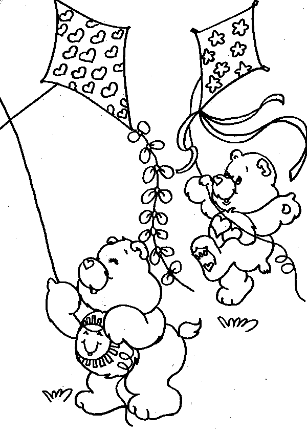 Kite Coloring Pages and Book | UniqueColoringPages