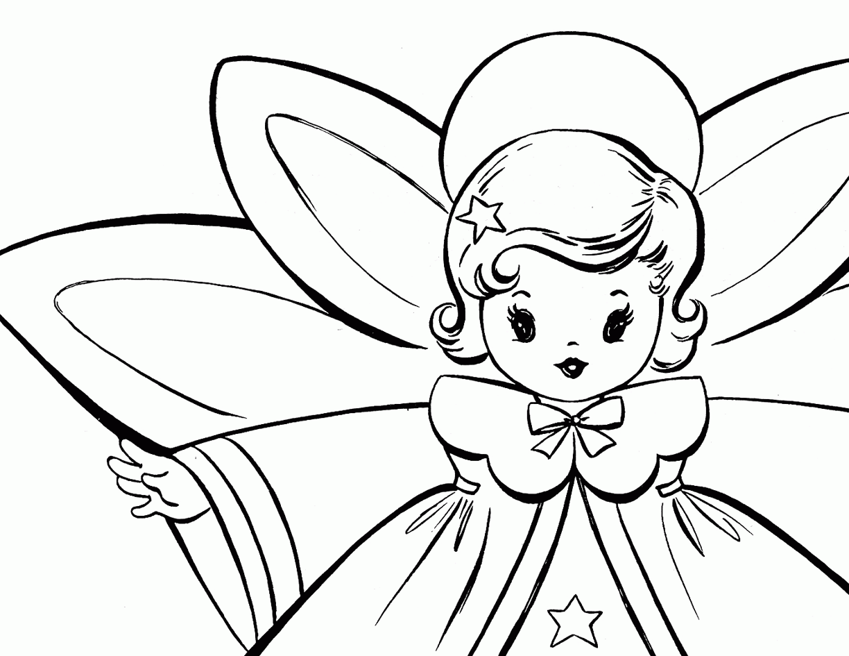 27 Printable Coloring Pages for Kids for: Angel Coloring. leproject.co