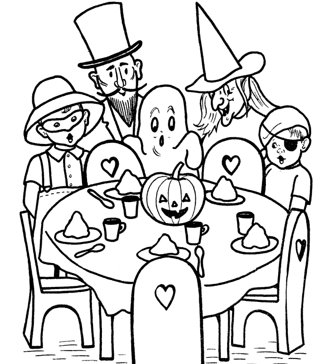 Free Printable Halloween Coloring Pages For Older Kids | Hallowen ...