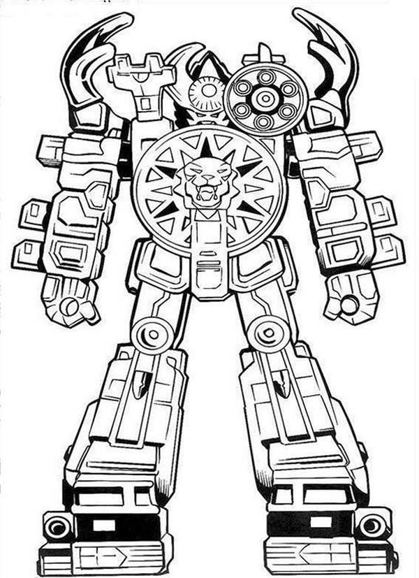 Power Rangers Big Robot Coloring Pages | Best Place to Color