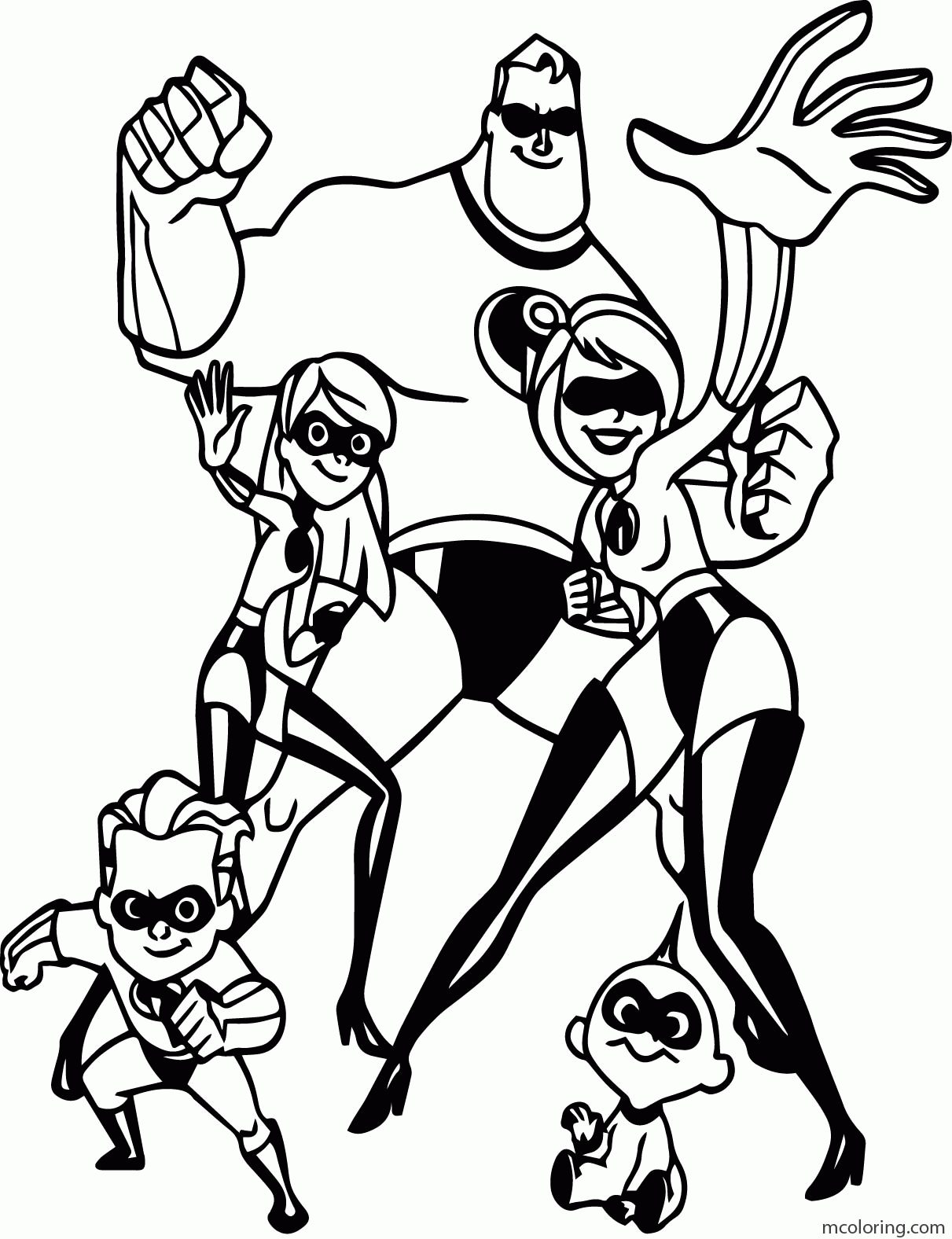 Disney The Incredibles Coloring Pages Download And Print For Free ...