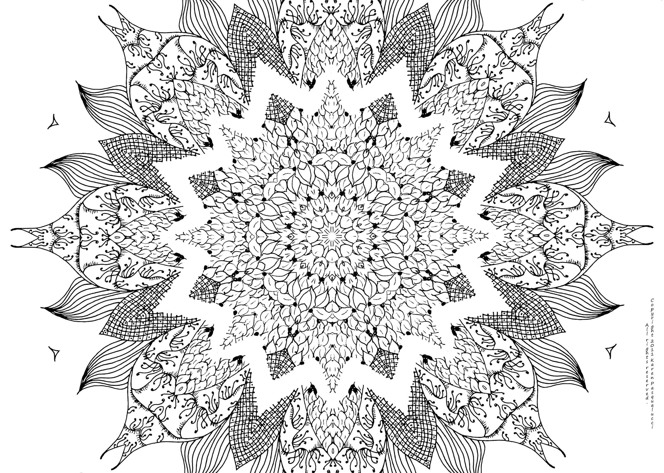 Mandala Coloring Pages For Adults - Coloring Pages