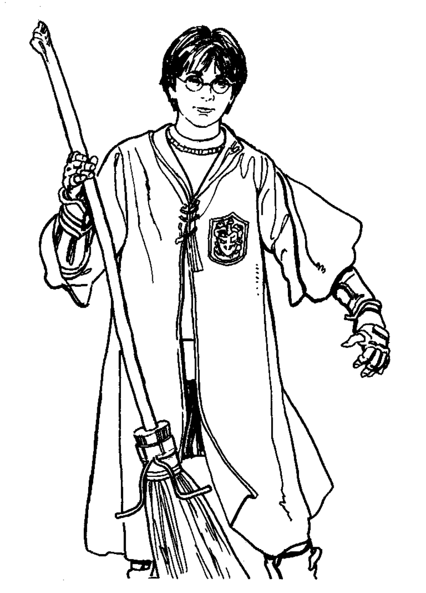 Harry Potter Coloring Pages - Bestofcoloring.com
