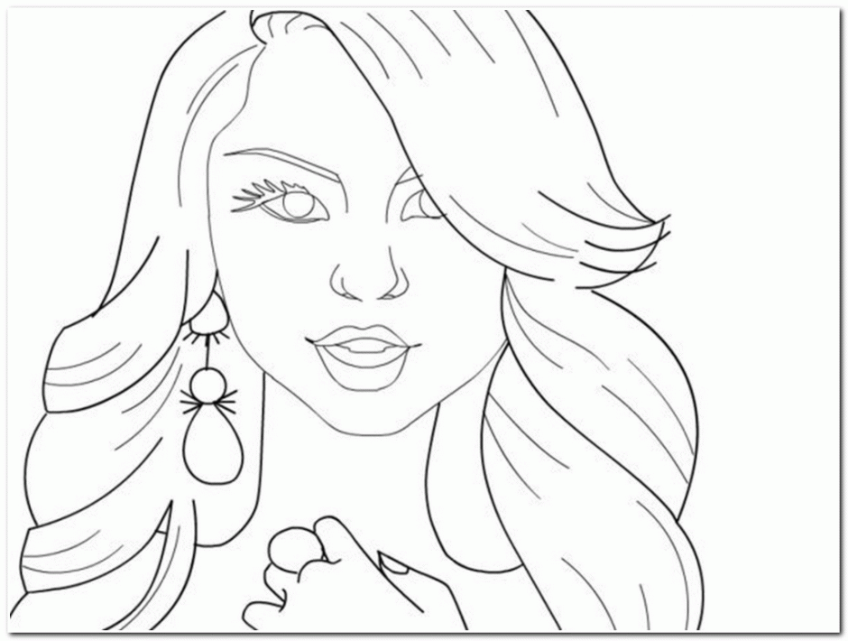 Configuration Free Printable Selena Gomez Coloring Pages H Amp M ...