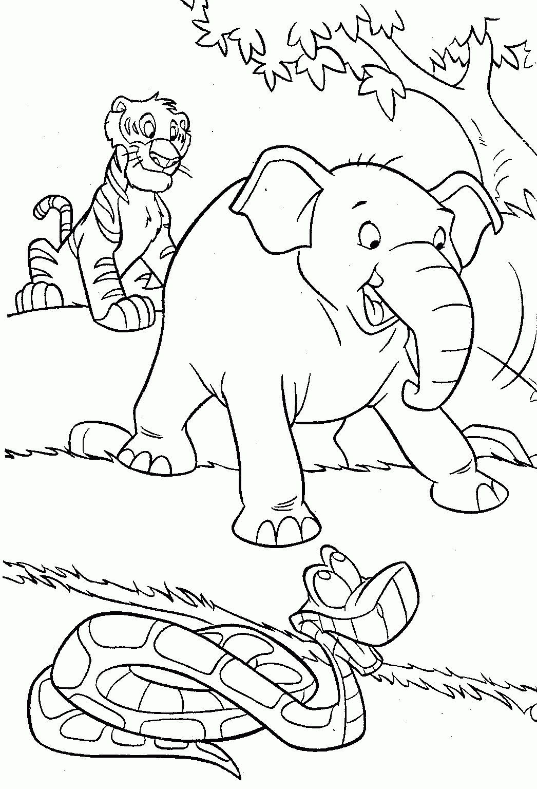 Zoo Scene Coloring Pages - Coloring Page Photos