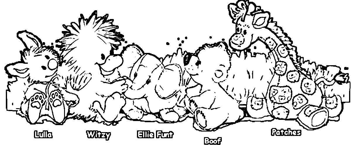 Little Suzy S Zoo Characters Coloring Page | 