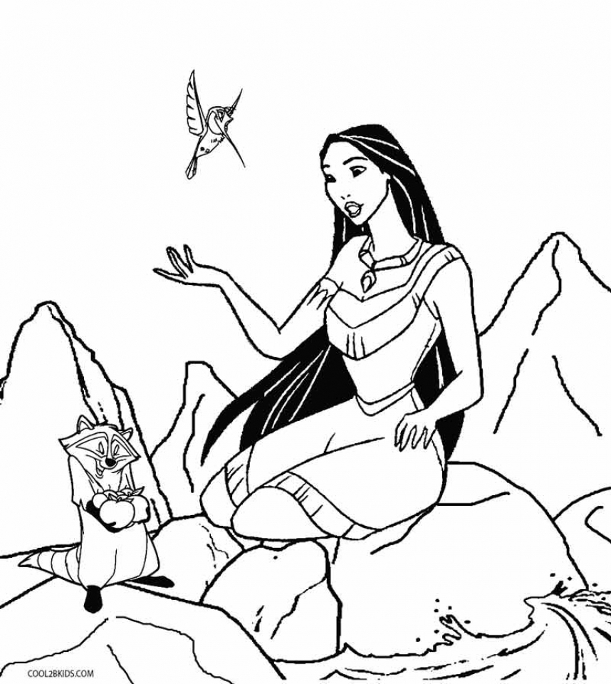 Get This Free Preschool Pocahontas Coloring Pages to Print ...