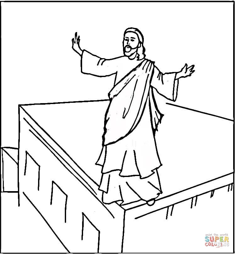 Jesus Is The Light Of The World Coloring Page - Printable Coloring ...