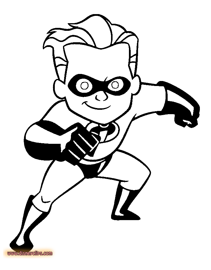 The Incredibles Coloring Pages - Disney Kids