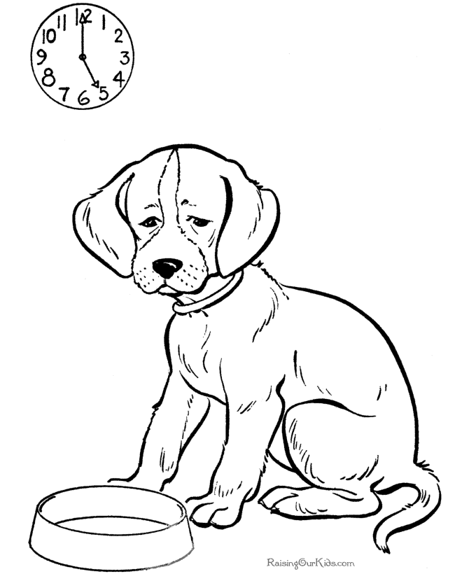 Dog Coloring Pages - Free and Printable!