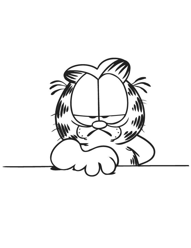 Garfield Comic Strip Coloring Page | Free Printable Coloring Pages