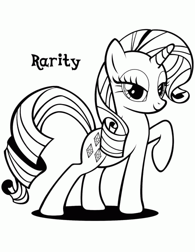 My Little Pony Colouring Pages Rarity My Little Pony 272846