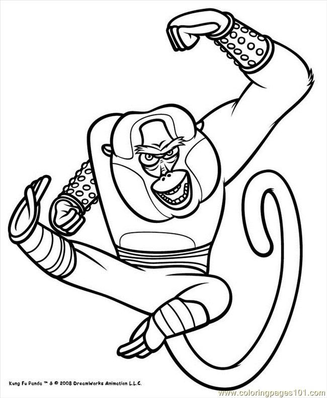 Coloring Pages Kung Fu Panda (3) (Cartoons > Others) - free