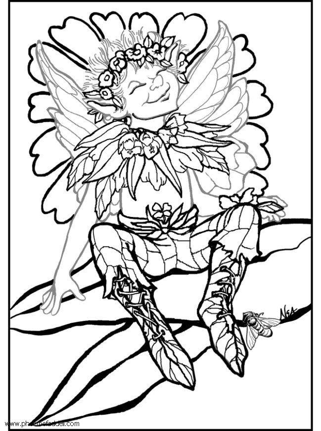 Coloring page silver elf - img 6127.