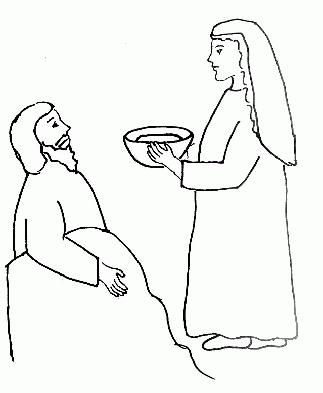 Bible Story Coloring Page for Jael and Sisera | Free Bible Stories