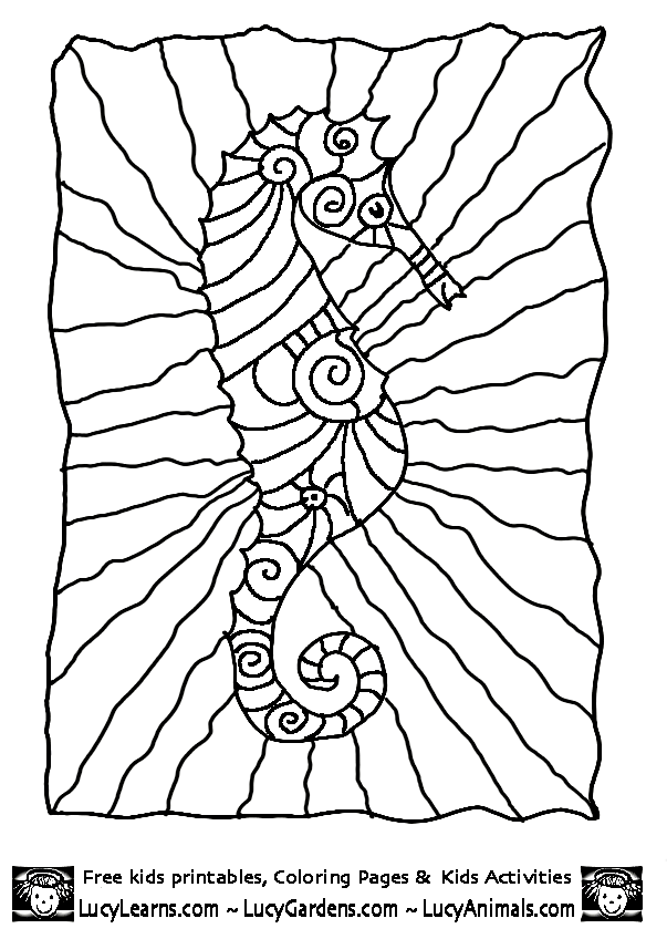 Ocean Coloring Pages For Kids - Free Printable Coloring Pages