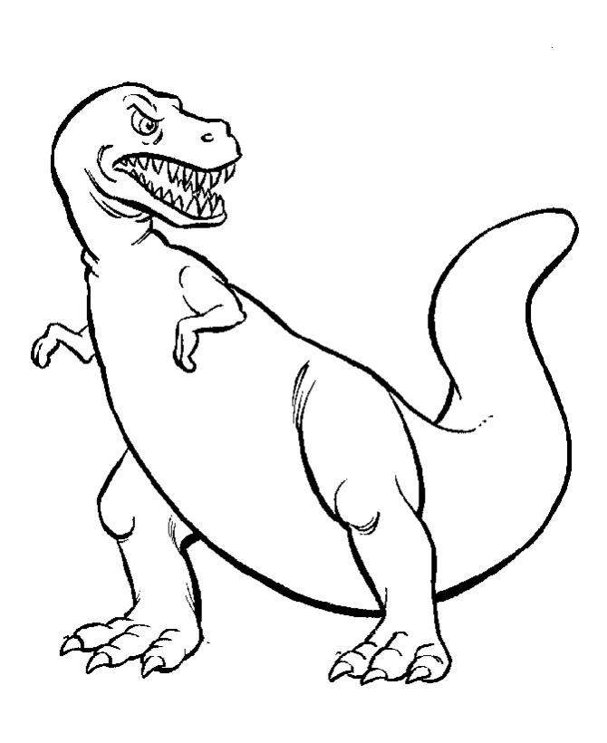 Dinosaur Coloring Pages Print