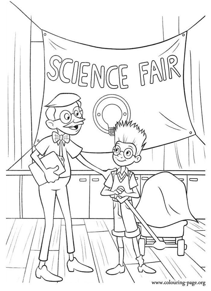 Meet the Robinsons - Lewis and Mr. Willerstein in the Science Fair