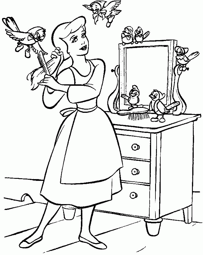 Cinderella Princess Coloring Pages #6450 Disney Coloring Book Res