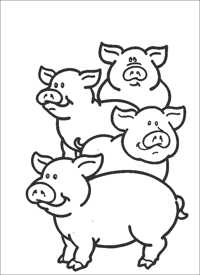 Cute Coloring Pages Of Animal | Animal Coloring Pages | Printable