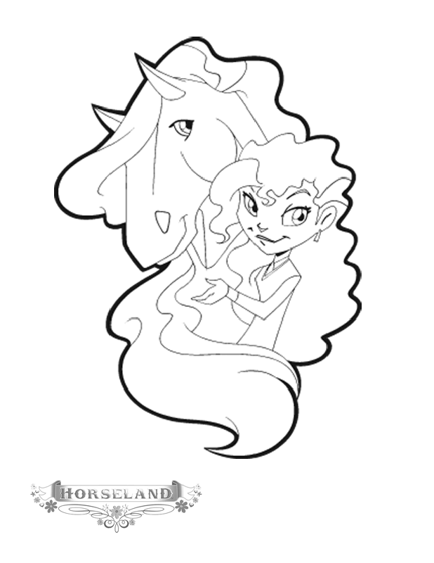 Horseland Coloring Pages 3 | Free Printable Coloring Pages