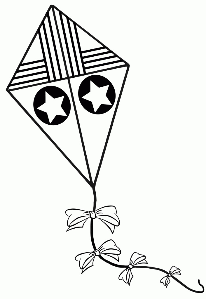 Star On The Kite Coloring Pages : New Coloring Pages