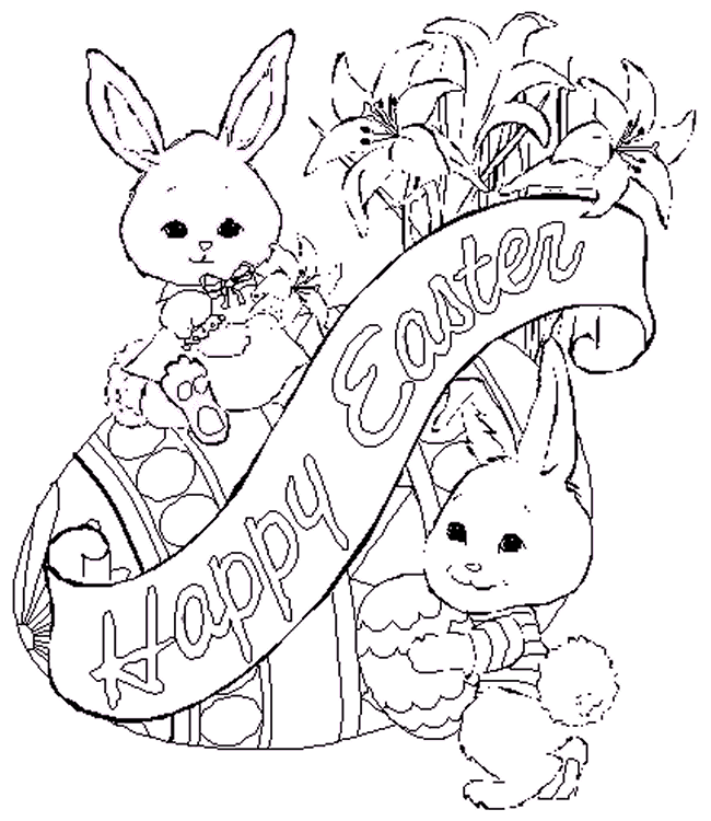 Free Easter Coloring Pages Print