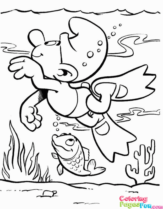 The Smurfs Coloring Pages 109 | Free Printable Coloring Pages
